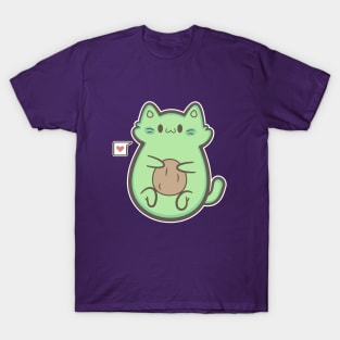 avocado cat T-Shirt